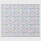 Papier Cadeau Castor et Oiseau (Plat)