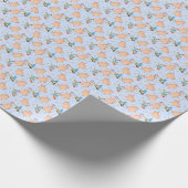 Papier Cadeau Castor et Oiseau (Coin)
