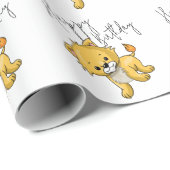 Papier Cadeau Cat (Coin rond)