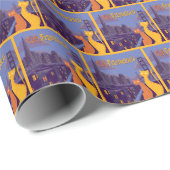 Papier Cadeau Cat Francisco (Coin rond)