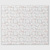 Papier Cadeau Cat Kitty Cute Funny Motif Amoureux des chats (Plat)