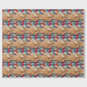 Papier Cadeau Cat Napping (Plat)