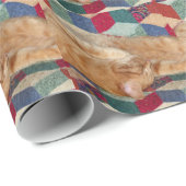 Papier Cadeau Cat Napping (Coin rond)
