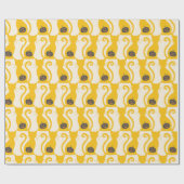 Papier Cadeau Cat o Lantern (Plat)