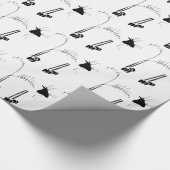 Papier Cadeau Cat Skeleton (Coin)