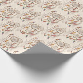 Papier Cadeau Catcher de rêve bohémien sans couture (Coin)
