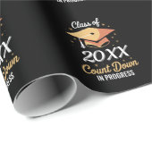 Papier Cadeau Catégorie 2026 Compter En Cours Personnalisé (Coin rond)