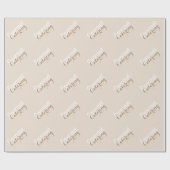 Papier Cadeau Catering de Luxe  (Plat)