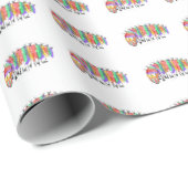 Papier Cadeau Caterpillar (Coin rond)