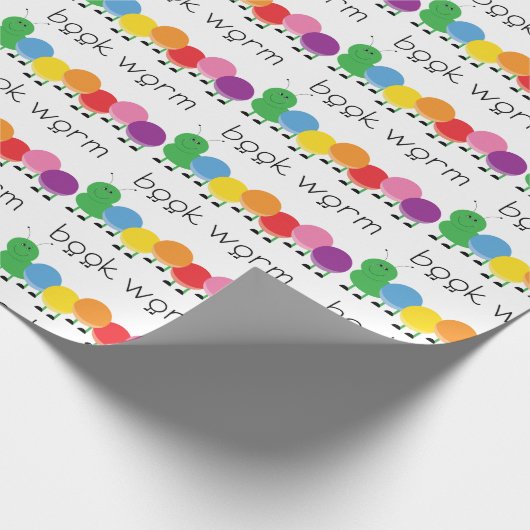 Papier Cadeau Caterpillar Book Worm (Coin)