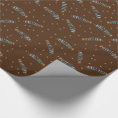 Papier Cadeau Caterpillar & Dots (Coin)