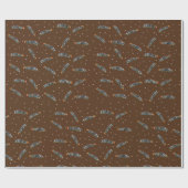 Papier Cadeau Caterpillar & Dots (Plat)