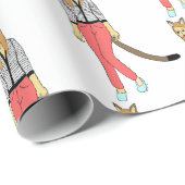 Papier Cadeau catgirl (Coin rond)