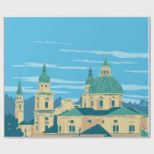 Papier Cadeau Cathédrale de Salzbourg (Plat)