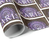 Papier Cadeau Cathédrale Notre-Dame | Paris, France (Coin rond)