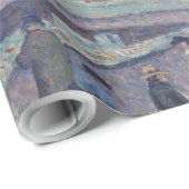 Papier Cadeau Cathédrale Notre-Dame Paris France Peinture classi (Coin rond)