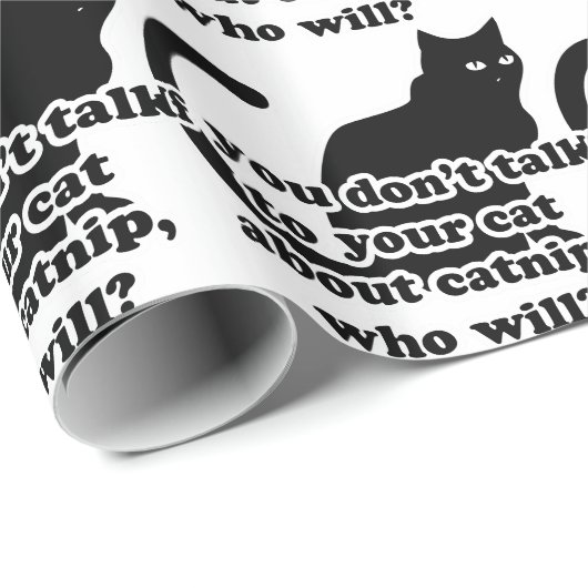 Papier Cadeau Catnip (Coin rond)