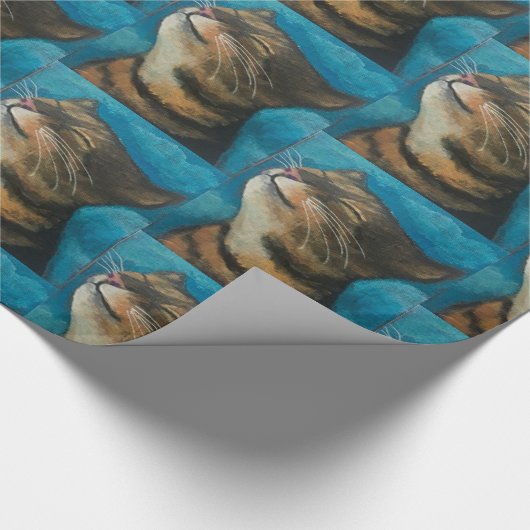 Papier Cadeau Catnip Cat (Coin)