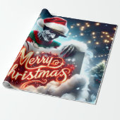 Papier Cadeau Cauchemar Joyeux Noël (Déroulé)