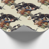 Papier Cadeau cauchemar noël krampus (Coin)