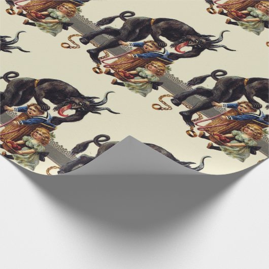 Papier Cadeau cauchemar noël krampus (Coin)