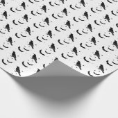 Papier cadeau cauldron noir et corbeau (Coin)