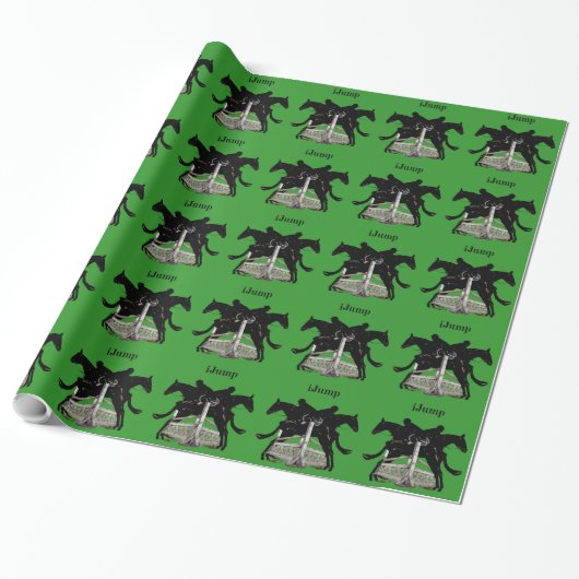 Papier Cadeau Cavalier d'iJump d'amusement (Déroulé)