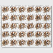 Papier Cadeau Cavalier King Charles Spaniel (Plat)