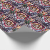 Papier Cadeau Cavalier King Charles Spaniel Chien Saint-Valentin (Coin)
