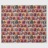 Papier Cadeau Cavalier King Charles Spaniel Wrapping Paper (Plat)