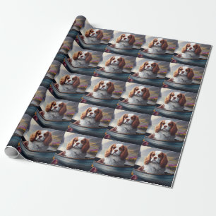 Papier Cadeau Cavalier King sur un Paddle : Une Aventure Scéniqu