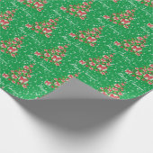 Papier Cadeau Cavapoo Chien de Noël Arbre de Vacances Vert (Coin)