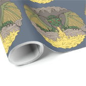 Papier Cadeau Cavern Dragon 2016 (Coin rond)