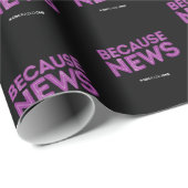 Papier Cadeau CBC Parce que les nouvelles (Coin rond)