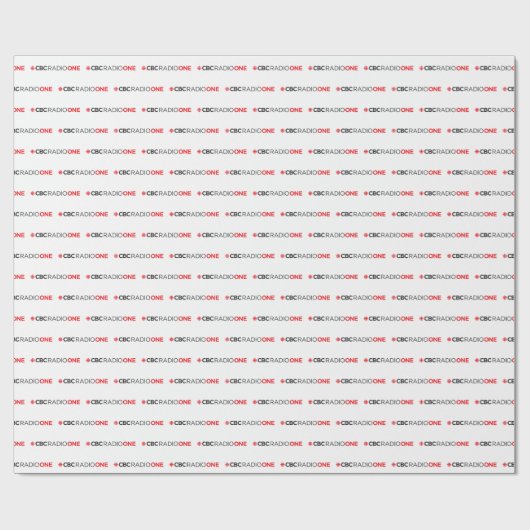 Papier Cadeau CBC Radio One (Plat)