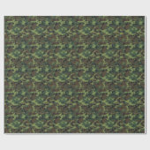 Papier Cadeau Ccamouflage noir (Plat)