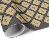 Papier Cadeau Cd - Charles Dickens Chimie Élément Symbole Tee (Coin rond)