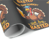 Papier Cadeau Ce barman est prêt à se faire exploser (Coin rond)