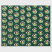 Papier Cadeau Ce ne serait pas les vacances sans Grinch (Plat)