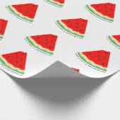 Papier Cadeau Ce n'est pas une pastèque (Coin)