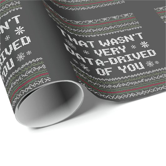 Papier Cadeau Ce N'Était Pas Très De Données Qui Vous Ont Donné (Coin rond)