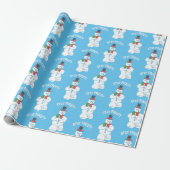 Papier Cadeau Ce Noël est froid (Déroulé)