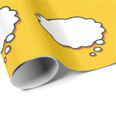 Papier Cadeau Ce que je pense (Coin rond)