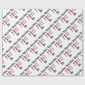 Papier Cadeau Ce qui LOKI ferait (Plat)