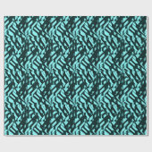 Papier Cadeau Ce sentiment turquoise..... (Plat)