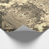 Papier Cadeau Ceiling Chiesa del Gesù - Battista Gaulli - d'or (Coin)