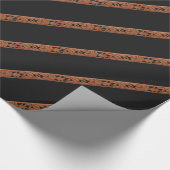 Papier Cadeau Ceinture En Cuir Occidentale Bande D'Impression Su (Coin)