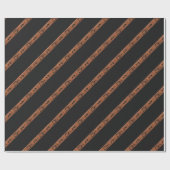 Papier Cadeau Ceinture En Cuir Occidentale Bande D'Impression Su (Plat)