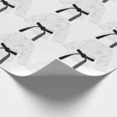 Papier Cadeau Ceinture noire Karate Gi (Coin)