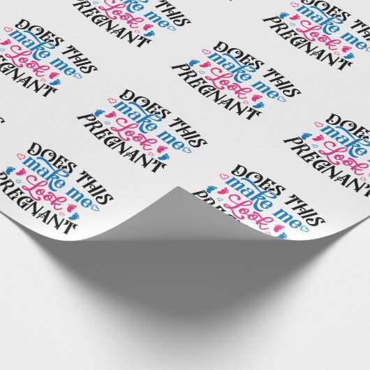 Papier Cadeau Cela Me Fait-Il Avoir L'Air Enceinte ? (Coin)